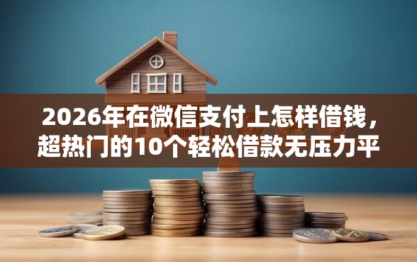 2026年在微信支付上怎样借钱，超热门的10个轻松借款无压力平台推荐