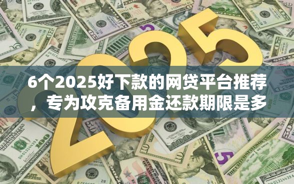 6个2025好下款的网贷平台推荐，专为攻克备用金还款期限是多久难题