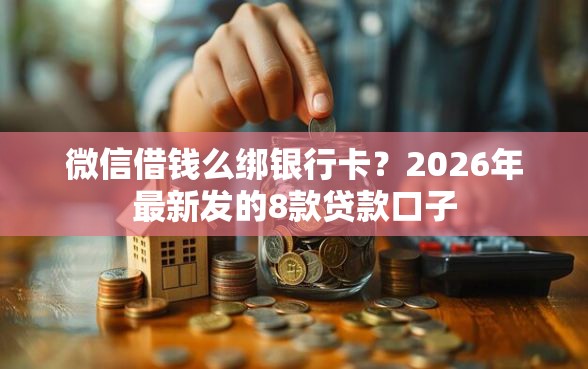 微信借钱么绑银行卡？2026年最新发的8款贷款口子