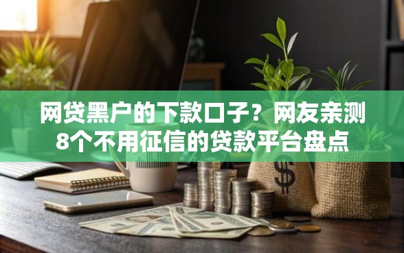 网贷黑户的下款口子？网友亲测8个不用征信的贷款平台盘点