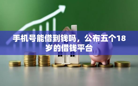 手机号能借到钱吗，公布五个18岁的借钱平台