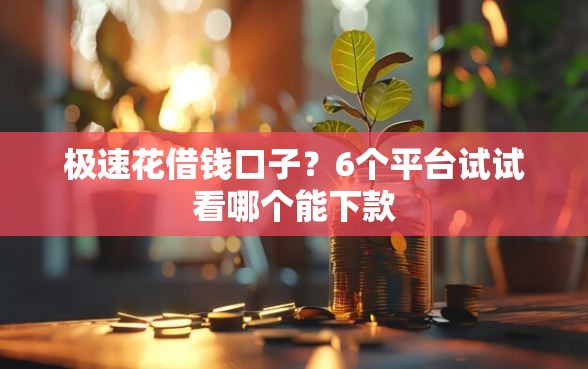 极速花借钱口子？6个平台试试看哪个能下款