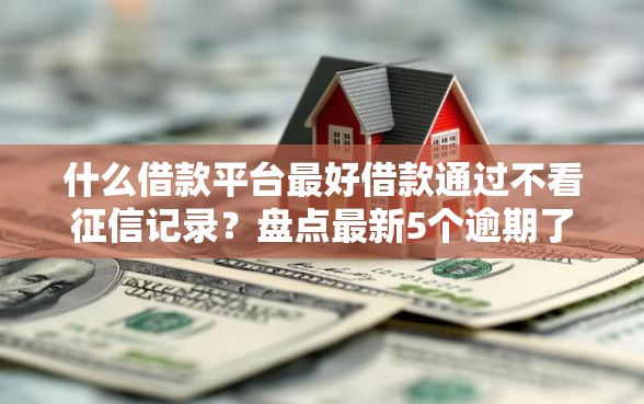 什么借款平台最好借款通过不看征信记录？盘点最新5个逾期了在平台可以借到钱