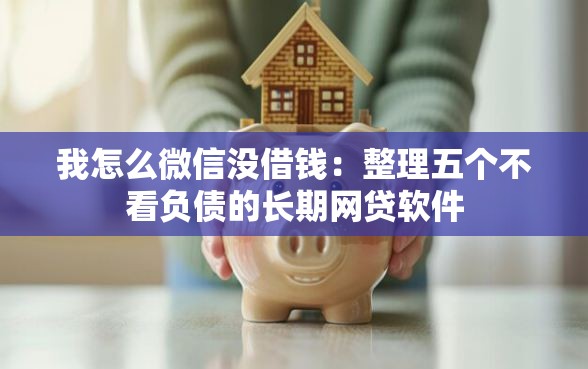 我怎么微信没借钱：整理五个不看负债的长期网贷软件