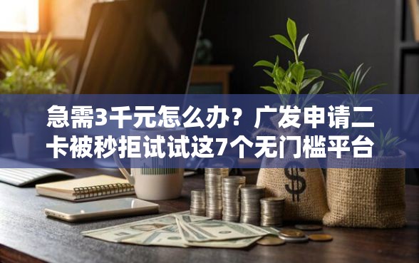 急需3千元怎么办？广发申请二卡被秒拒试试这7个无门槛平台