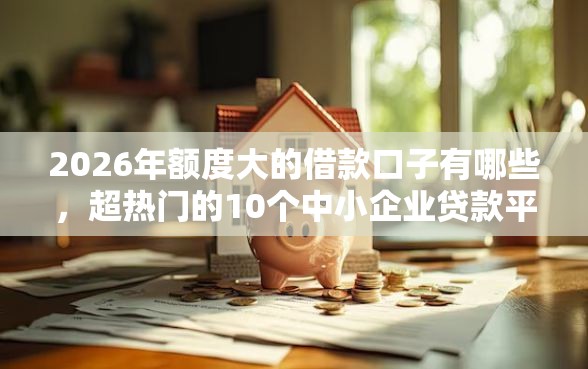 2026年额度大的借款口子有哪些，超热门的10个中小企业贷款平台推荐