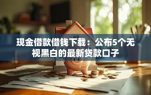 现金借款借钱下载：公布5个无视黑白的最新贷款口子