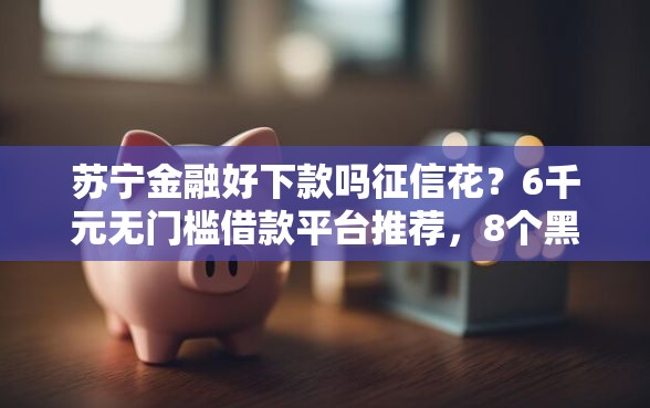 苏宁金融好下款吗征信花？6千元无门槛借款平台推荐，8个黑户当天可以借到二万的平台盘点