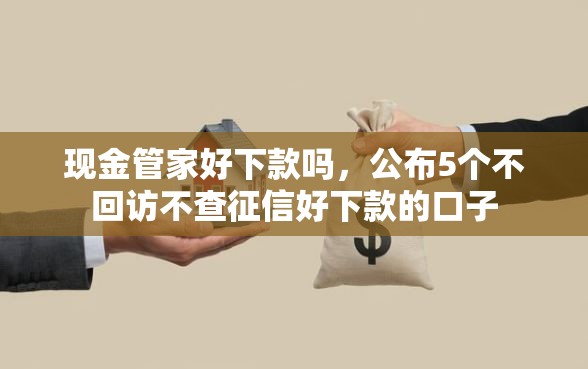 现金管家好下款吗，公布5个不回访不查征信好下款的口子