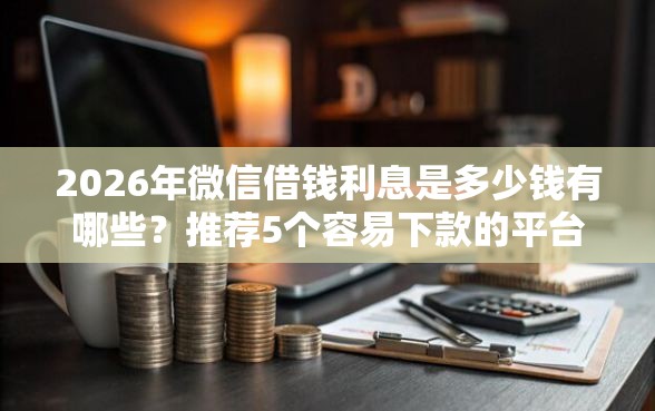 2026年微信借钱利息是多少钱有哪些？推荐5个容易下款的平台