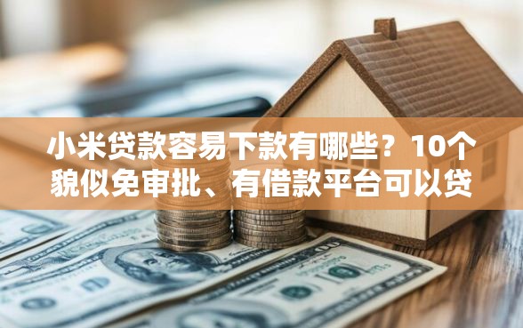 小米贷款容易下款有哪些？10个貌似免审批、有借款平台可以贷款合集