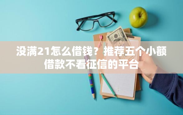 没满21怎么借钱？推荐五个小额借款不看征信的平台