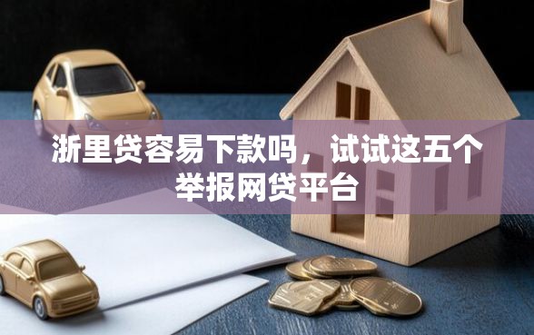 浙里贷容易下款吗，试试这五个举报网贷平台