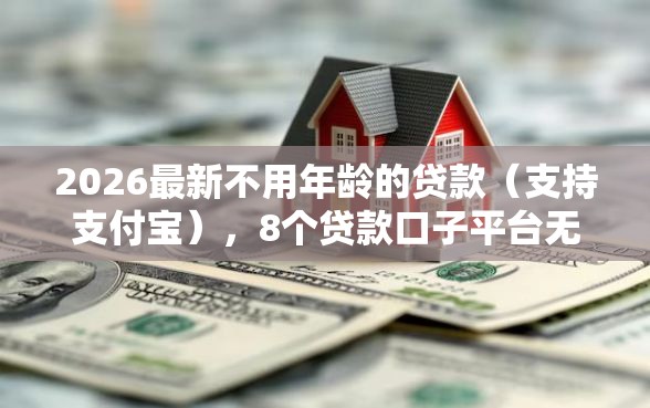 2026最新不用年龄的贷款（支持支付宝），8个贷款口子平台无私分享