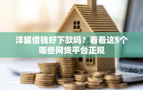 洋罐借钱好下款吗？看看这5个哪些网贷平台正规