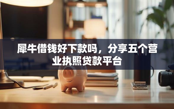 犀牛借钱好下款吗,分享五个营业执照贷款平台 犀牛借钱好下款吗,分享五个营业执照贷款平台