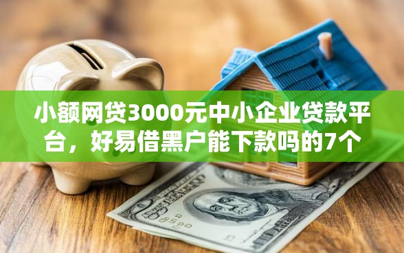 小额网贷3000元中小企业贷款平台，好易借黑户能下款吗的7个平台介绍