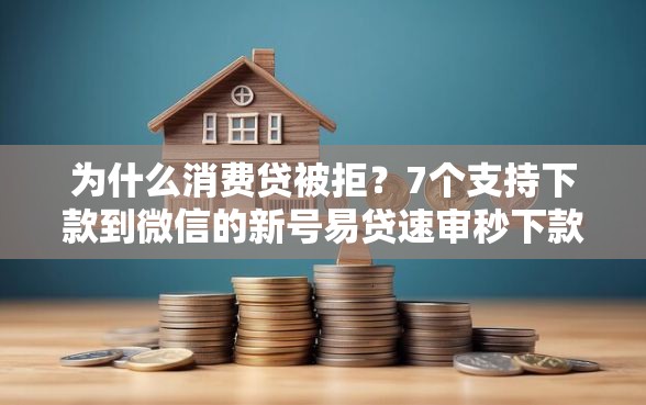 为什么消费贷被拒？7个支持下款到微信的新号易贷速审秒下款软件