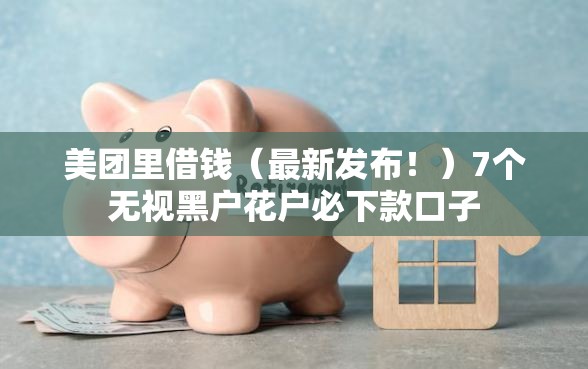 美团里借钱（最新发布！）7个无视黑户花户必下款口子