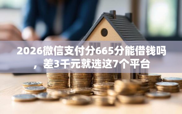 2026微信支付分665分能借钱吗，差3千元就选这7个平台
