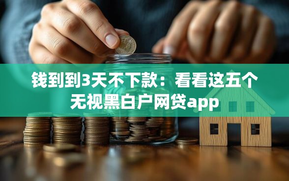 钱到到3天不下款：看看这五个无视黑白户网贷app