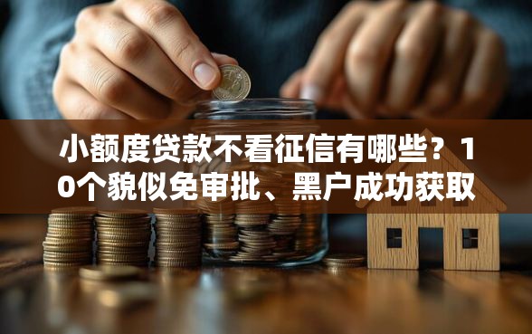 小额度贷款不看征信有哪些？10个貌似免审批、黑户成功获取大额贷款的口子合集
