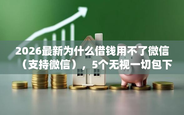 2026最新为什么借钱用不了微信（支持微信），5个无视一切包下款5000秒下款的app无私分享