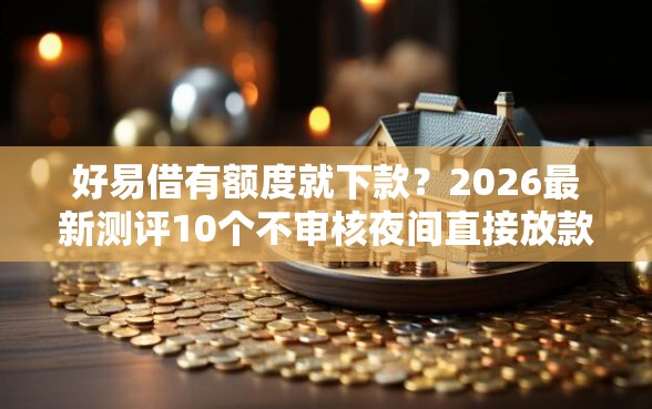 好易借有额度就下款？2026最新测评10个不审核夜间直接放款的网贷软件