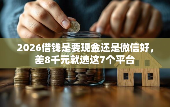 2026借钱是要现金还是微信好，差8千元就选这7个平台