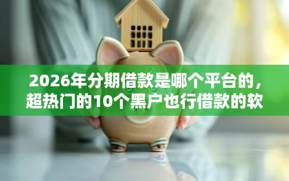 2026年分期借款是哪个平台的，超热门的10个黑户也行借款的软件推荐