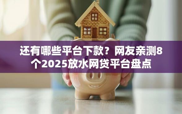 还有哪些平台下款？网友亲测8个2025放水网贷平台盘点