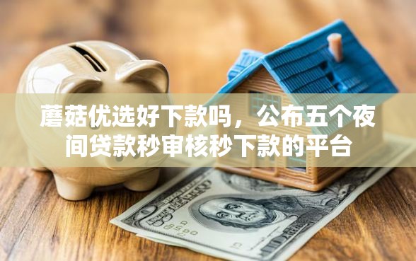 蘑菇优选好下款吗，公布五个夜间贷款秒审核秒下款的平台