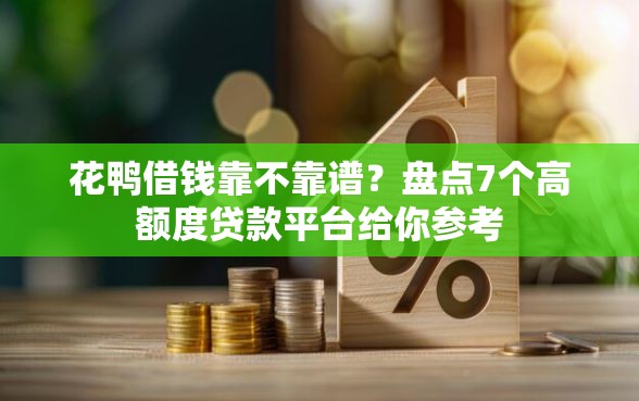 花鸭借钱靠不靠谱?盘点7个高额度贷款平台给你参考 花鸭借钱靠不靠谱?盘点7个高额度贷款平台给你参考