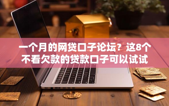 一个月的网贷口子论坛？这8个不看欠款的贷款口子可以试试