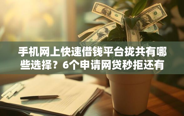 手机网上快速借钱平台拢共有哪些选择？6个申请网贷秒拒还有哪几个平台可以借详解