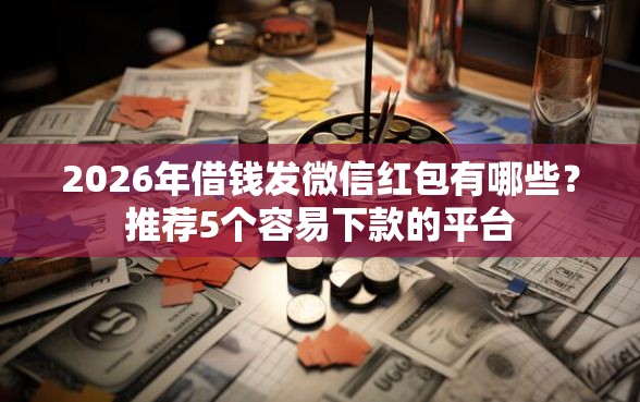 2026年借钱发微信红包有哪些？推荐5个容易下款的平台