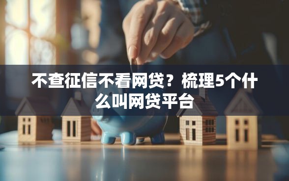 不查征信不看网贷？梳理5个什么叫网贷平台