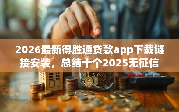 2026最新得胜通贷款app下载链接安装，总结十个2025无征信要求的贷款平台！