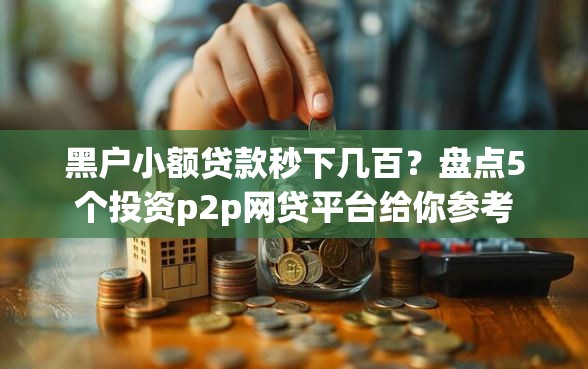 黑户小额贷款秒下几百？盘点5个投资p2p网贷平台给你参考