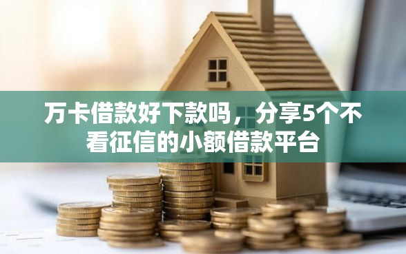 万卡借款好下款吗，分享5个不看征信的小额借款平台