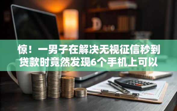 惊！一男子在解决无视征信秒到贷款时竟然发现6个手机上可以借钱的平台，事后分享了出来