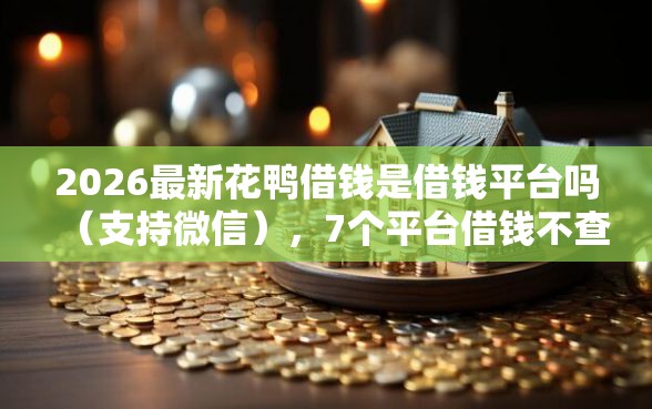 2026最新花鸭借钱是借钱平台吗（支持微信），7个平台借钱不查征信无私分享