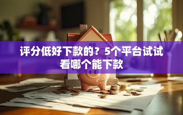 评分低好下款的？5个平台试试看哪个能下款