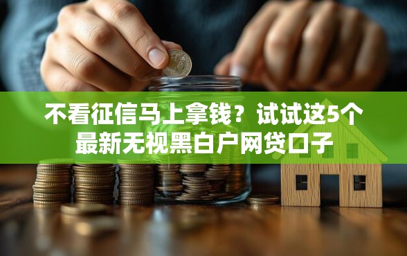 不看征信马上拿钱？试试这5个最新无视黑白户网贷口子