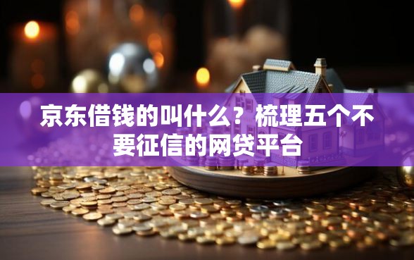 京东借钱的叫什么？梳理五个不要征信的网贷平台
