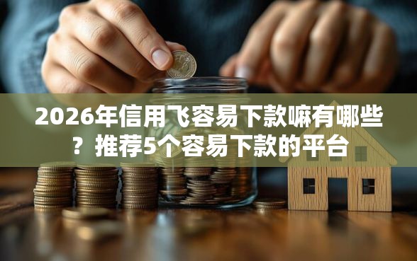 2026年信用飞容易下款嘛有哪些？推荐5个容易下款的平台