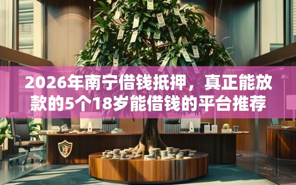 2026年南宁借钱抵押，真正能放款的5个18岁能借钱的平台推荐