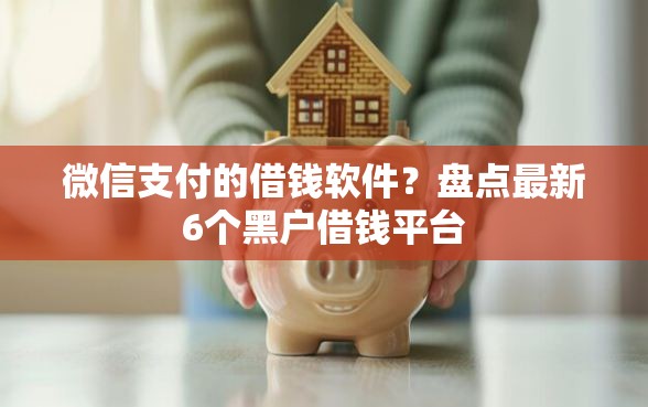 微信支付的借钱软件？盘点最新6个黑户借钱平台