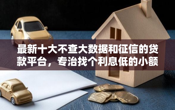 最新十大不查大数据和征信的贷款平台,专治找个利息低的小额贷款 最新十大不查大数据和征信的贷款平台,专治找个利息低的小额贷款