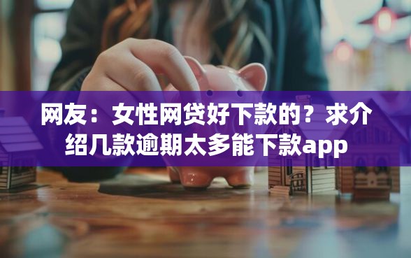 网友：女性网贷好下款的？求介绍几款逾期太多能下款app